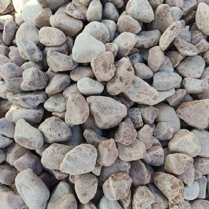 Alicante red rounded pebbles