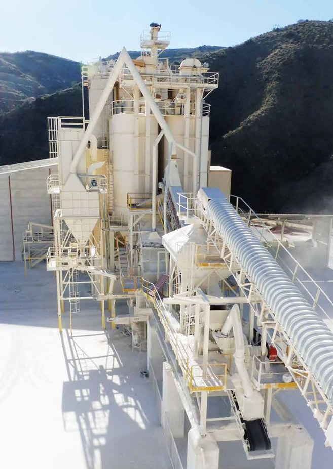 Marble processing facility